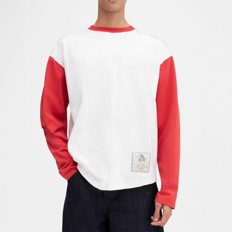 In-Stock 2025 Early Autumn Men's Color-Block Long-Sleeve Printed Crew Neck Casual Jacquemus Top Unisex In-Stock 2025 Early Autumn Men's Color-Block Long-Sleeve Printed Crew Neck Casual Jacquemus Top Unisex