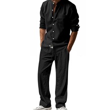 B 69381 Men's Linen Casual Set ������ʿ��װ ����ѷŷ���羳��