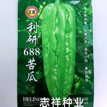 广东正源利研688苦瓜种子大顶苦瓜油绿白凉瓜籽春秋蔬菜种孑10克