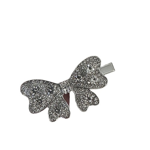 粉色水钻发夹套装组合发卡合金气质银色一字夹边夹刘海夹鸭嘴夹