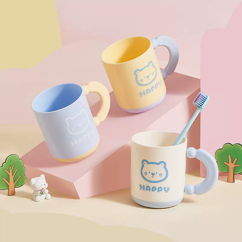 厂家直供洗漱杯卡通可爱卡通漱口杯学生刷牙杯牙刷杯多巴胺漱口杯