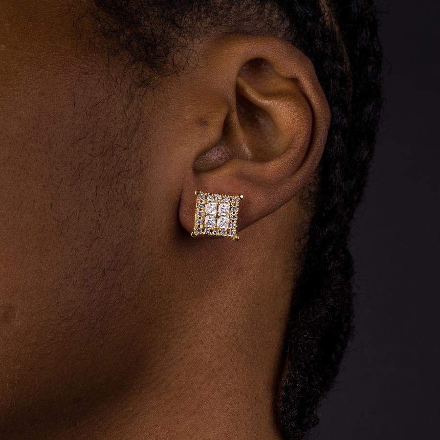 5g Weight Copper Ear Needle Material White Gold Plated, Gold Plated Plating Material Zircon Inlay Material Ear Studs Classification 1 Pair Quantity Daily, Party, Street Occasion Copper Material Round, Square, Heart Shape Pattern Unisex Gender Plating, Inlay Design Hip-Hop Style Gold, Silver Color 1 Pair Hip-Hop Round Square Heart Shape Plating Inlay Copper Zircon White Gold Plated Gold Plated Ear Studs 15