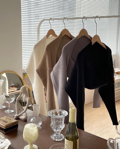 French lantern sleeves, versatile yoga fitness knitted shawl, small waistcoat, sun protection cardigan, short coat for women