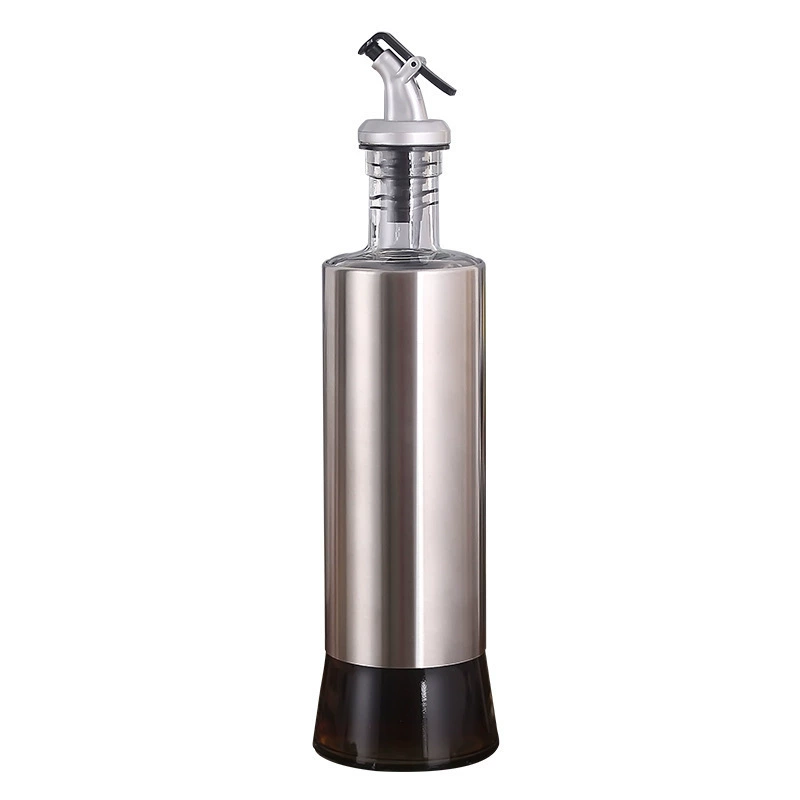 Фабричная цена Прямая продажа стеклянная бутылка для масла на кухне из нержавеющей стали бутылка для масла соевого соуса уксусная бутылка бутылка для вина специи