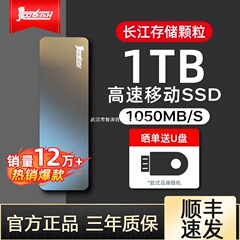 固态移动硬盘1t高速ssd移动固态u盘大容量长江存储颗粒固态硬盘2t