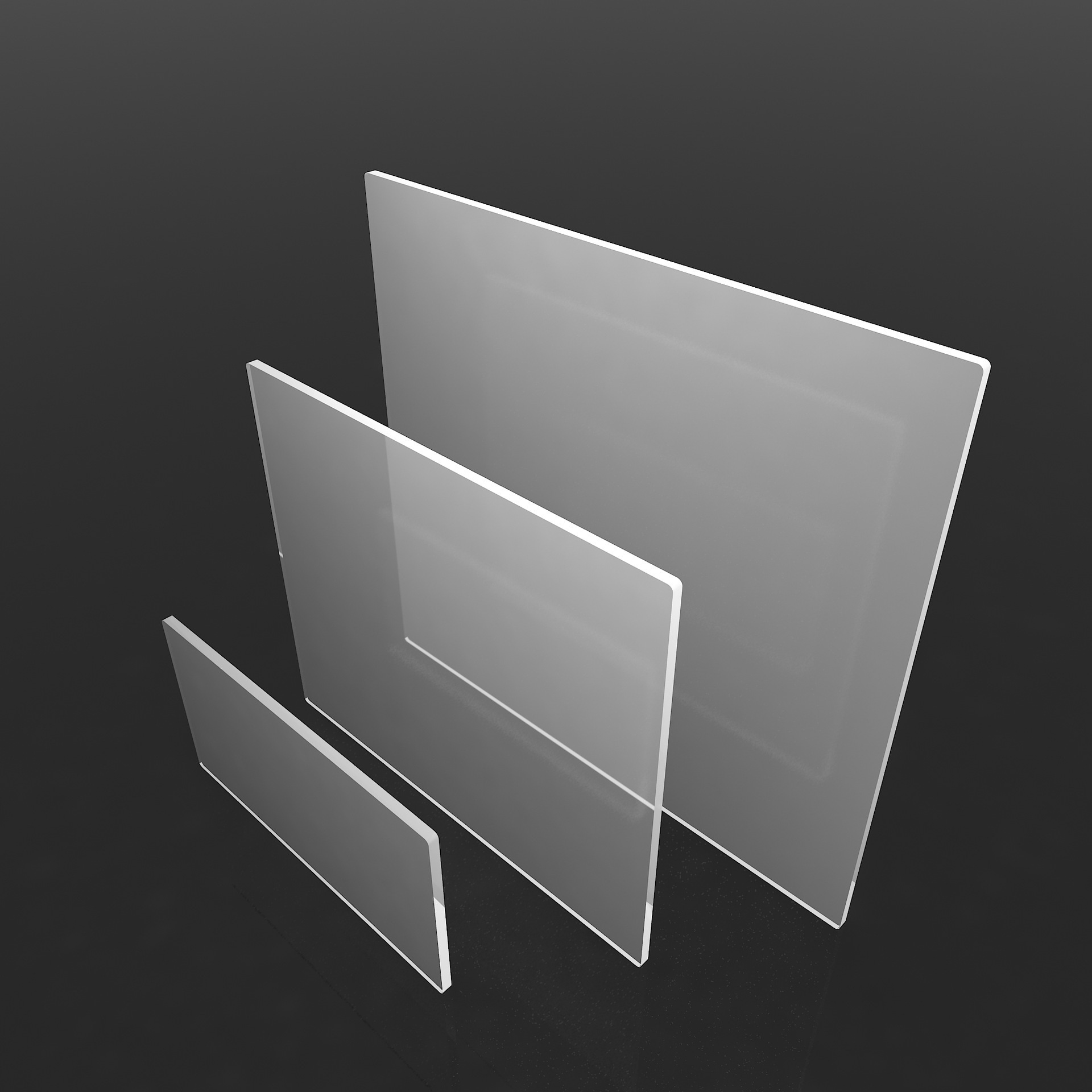 高透明亚克力板 任意尺寸塑料隔板有机玻璃板亚克力板5mm加工