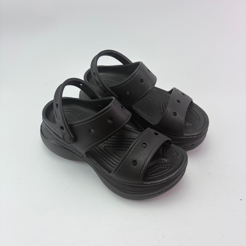 Cros Whale Double-Strap Perforated Shoes for Women, Thick-Soled, Height-Increasing, Non-Slip, Closed-Toe Sandals, Beach Shoes, Factory Wholesale