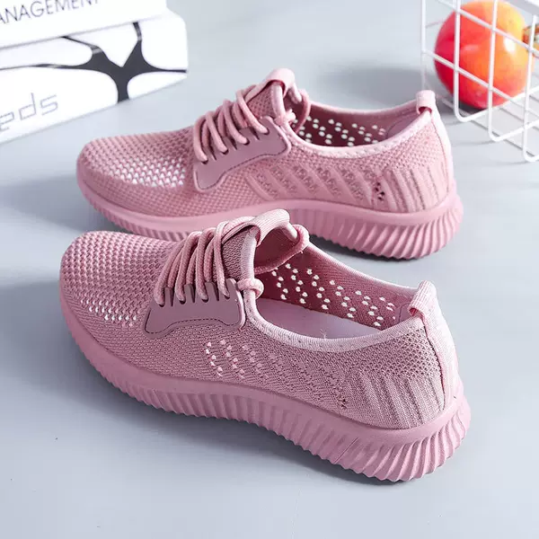 Sneakers Women's Shoes 2024 Summer New Women's Shoes Foreign Trade Leisure Running Summer Breathable Mesh Shoes Wholesale Soft Sole