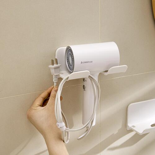 Hair dryer storage rack without punching holes in the bathroom universal wall-mounted hair dryer rack bathroom simple hair dryer rack