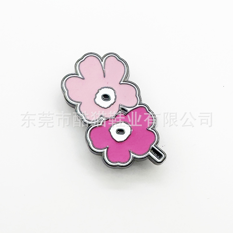 MARIMEKKO洞靴アクセサリー高級感金属diy靴花雲輪泡芙洞花靴ボタン