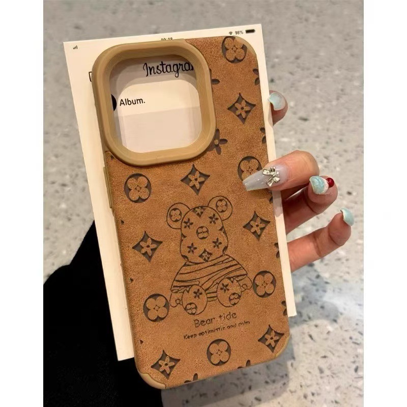 Nueva piel de cordero para iPhone 16 funda para teléfono móvil Apple 15promax/14 anti-caída 13pro12 lindo 11