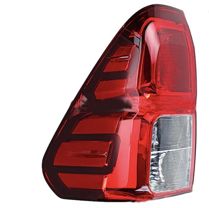 Suitable for Toyota Hilux Hilux Revo 2016 Model Rear Bumper Brake Light Red Halogen Tail Light