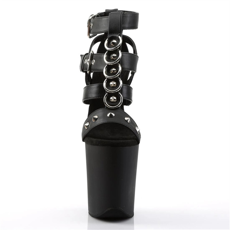 26 cm de espesor sandalias de tacón ultra alto modelo de zapatos de fotografía zapatos de pasarela