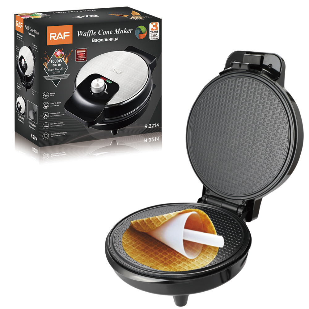 RAF transfronterizo 3 - en - 1 máquina de desayuno de waffles donut sándwich filete pan electromecánico galleta de torta horno de tostadora image 29