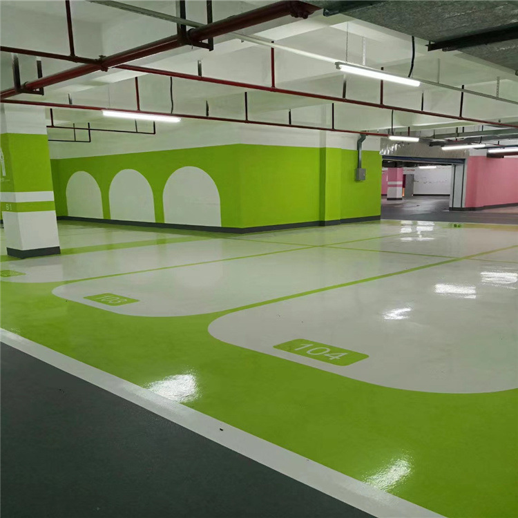 三栋工厂路面标线 停车场车位画线 小区道路划线团队