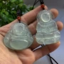 男女直播翠玉石石英岩弥勒佛