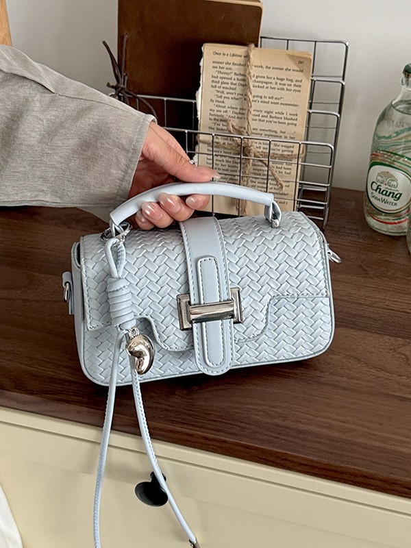 Casual coreano nicho tejido bolso de mano para mujeres 2026 nueva moda lujosa exquisita bolsa de mochila