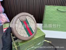 2024双G家品质同款圆饼包直销复古腋下包批发原版经典老花代发高