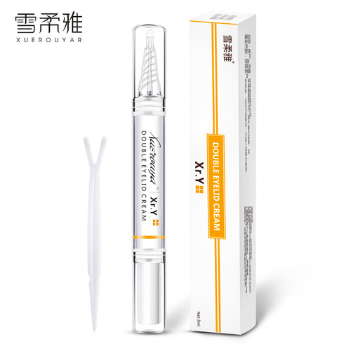 Net celebrity's same style Xue Rouya double eyelid styling cream, long-lasting, traceless, natural, invisible, waterproof, eye-opening device for women wholesale