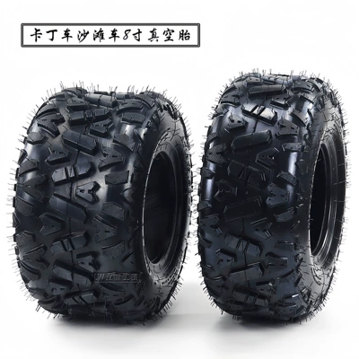 Atv Beach Car Go-Kart Battery Car Vacuum Tire a Flower 18X9.5-8 Sightseeing Car 19X7-8 Vacuum Tire