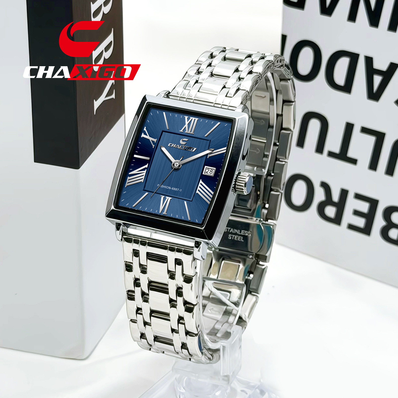 CHAXIGO Brand Men's Women's Watch Casual Calendar Watch Women's TikTok Explosive Wholesale Quartz Watch