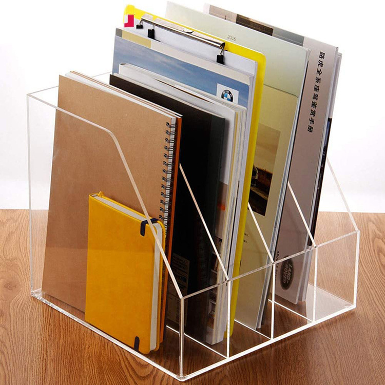 亚克力资料展示架单层隔层透明高质量办公学校专用