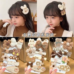 Hair clip bangs little girl hair pin head accessory new trendy girl child back of head short hair clips accessories wholesale