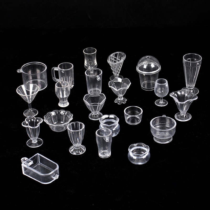 Mini Imitation Food Play Transparent Plastic Cup Beverage Cup Beer Cup Food Play Sundrycup Play Home Container Accessories Mini Imitation Food Play Transparent Plastic Cup Beverage Cup Beer Cup Food Play Sundrycup Play Home Container Accessories