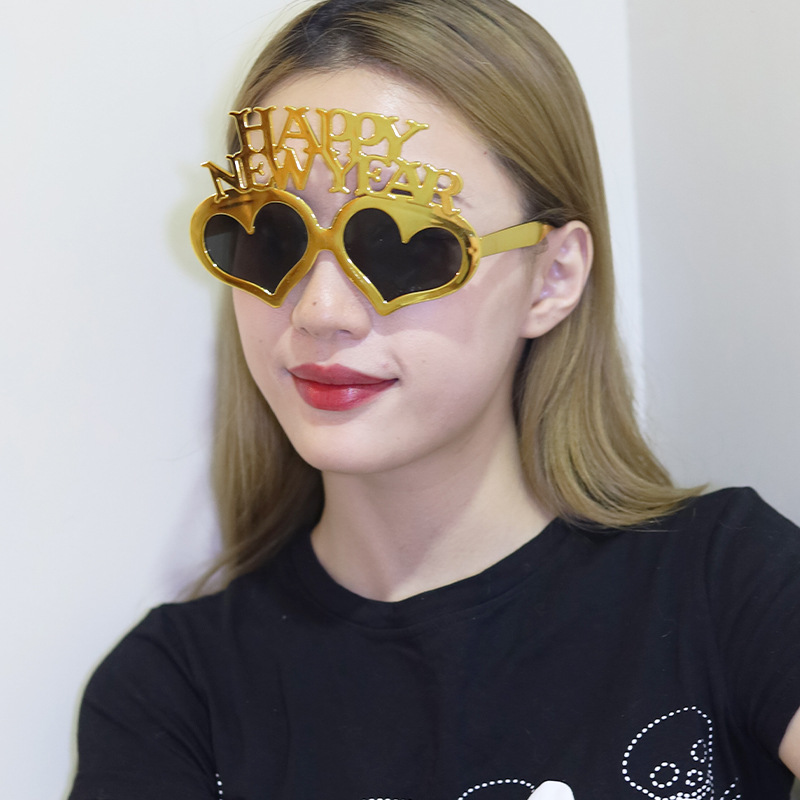 Lentes de Sol Decorativos para Fiesta de Año Nuevo en ABS