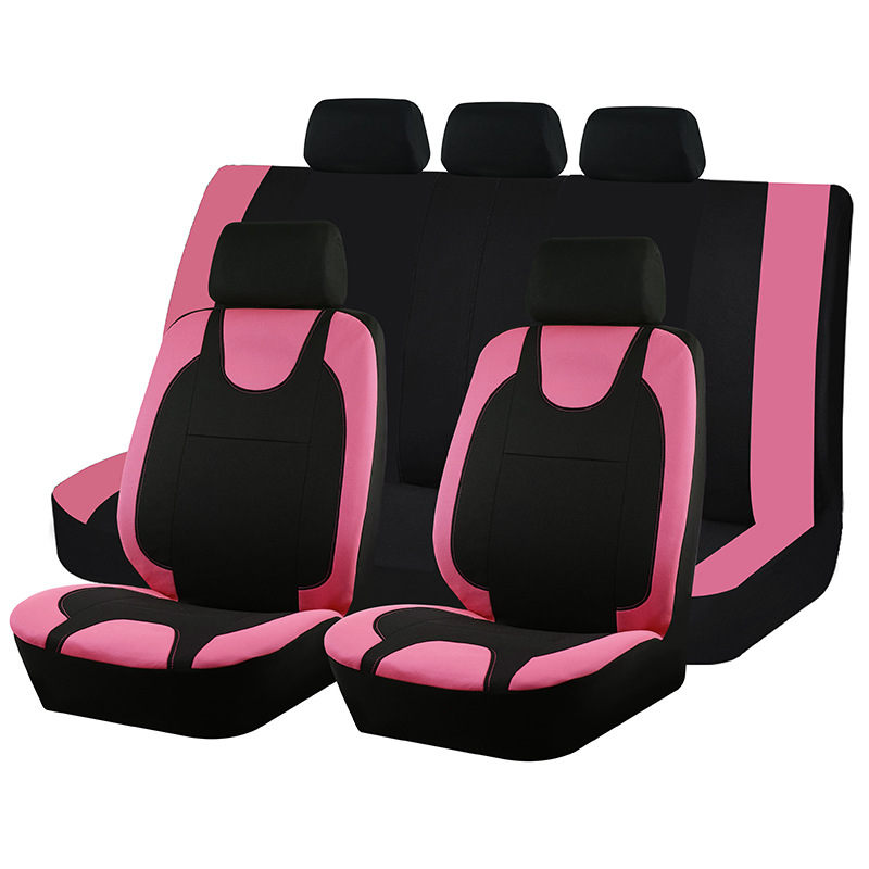 Universal Car Seat Cover PU Embroidered Car Seat Cushion Cover for All Seasons TEMU Hot-Selling Factory Direct Shipment