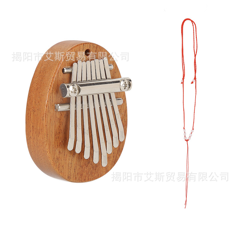 8 teclas mini Kalimba delicado dedo pulgar piano Marimba música accesorios colgante regalo
