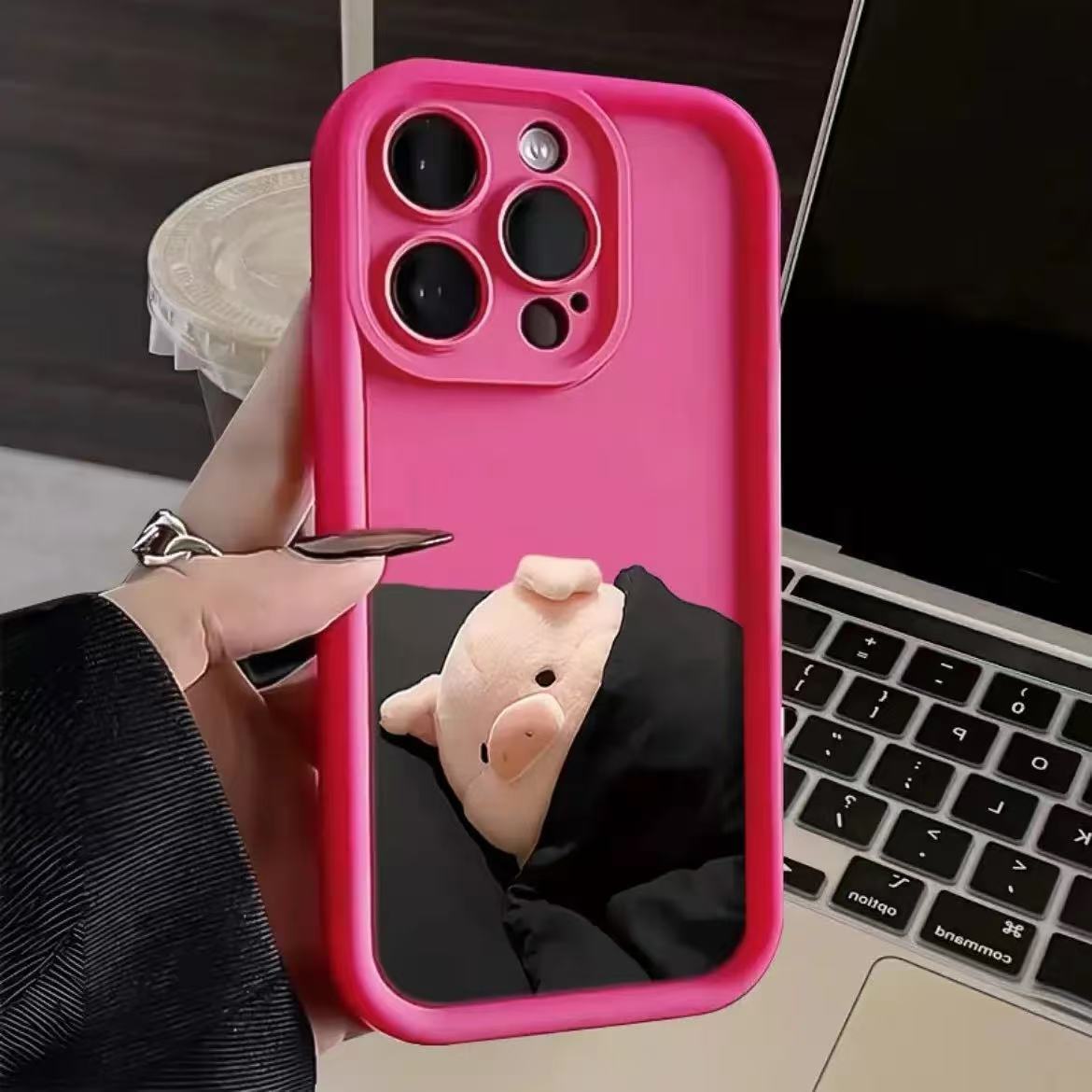 Pareja linda aplicable iphone16pro funda para teléfono móvil Apple 15 anti-caída 14 dibujos animados 13promax nuevo 12x