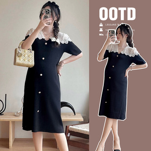 Real Shot Summer Fashion Design Sense Knitted Dress Summer New Fashionable Loose Dress