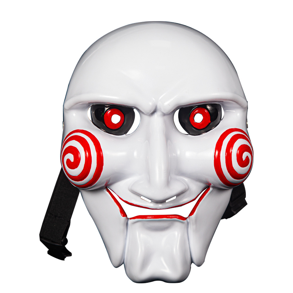 Halloween de alta calidad motosierra temática de cine y televisión edición de colección COS máscara de plástico de cara completa juguetes de props image 7