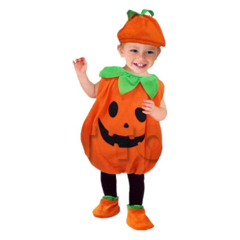 Children's Halloween Pumpkin Costume Baby cosplay Costume Cute Pumpkin Baby Costume Foreign Trade