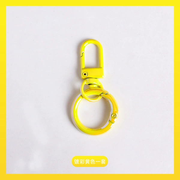 Set of color plated yellow