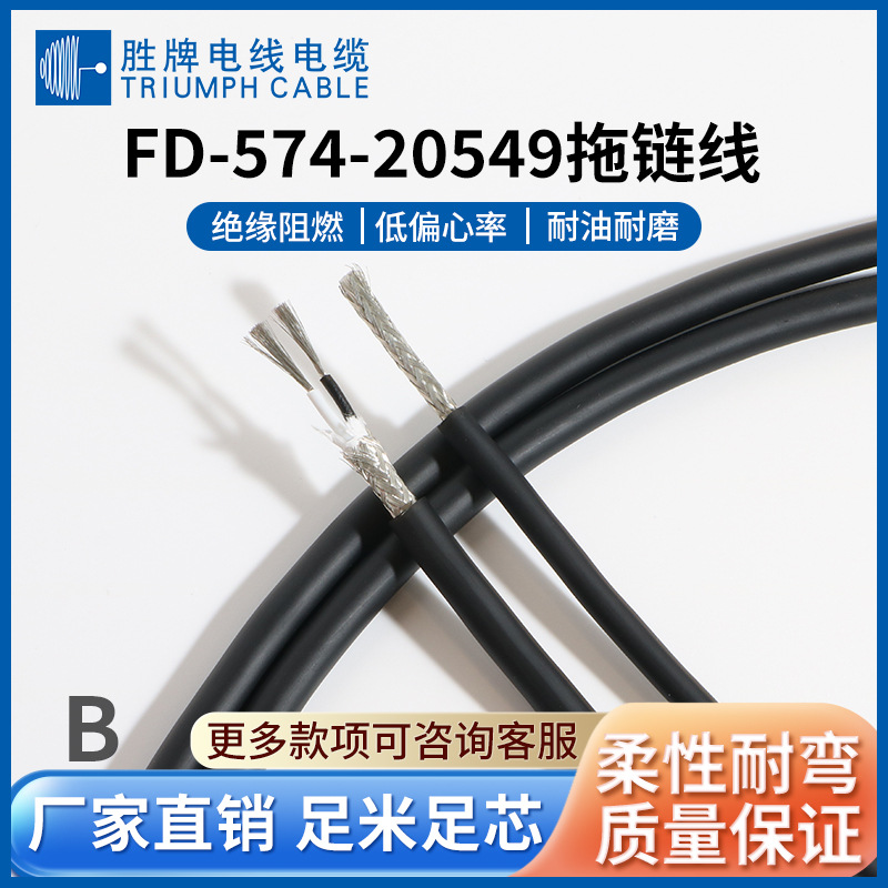2000万次以上 20549-26A/40芯耐弯折PUR外被 航吊视频监控电源线