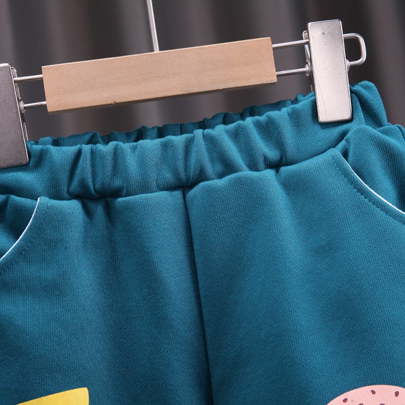 Boys' Baseball Suit Cartoon Casual Fashion Hot Selling 2023 Autumn New Mid size Children's 1-5 Year Old Two Piece Set_voghion.com