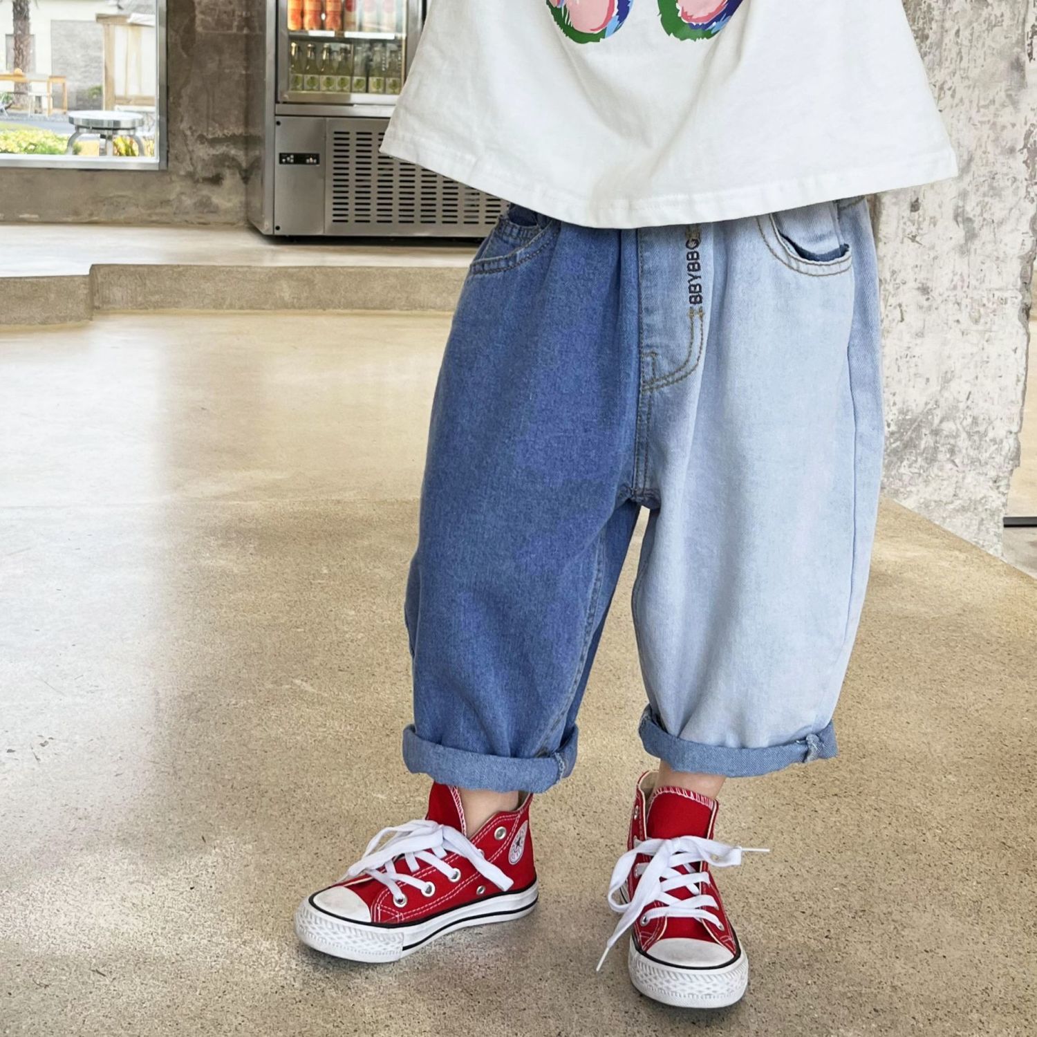 Nuevos jeans de primavera para niños, pantalones para niños de primavera y otoño, pantalones para bebés de primavera y otoño para hombres, pantalones para niños image 3