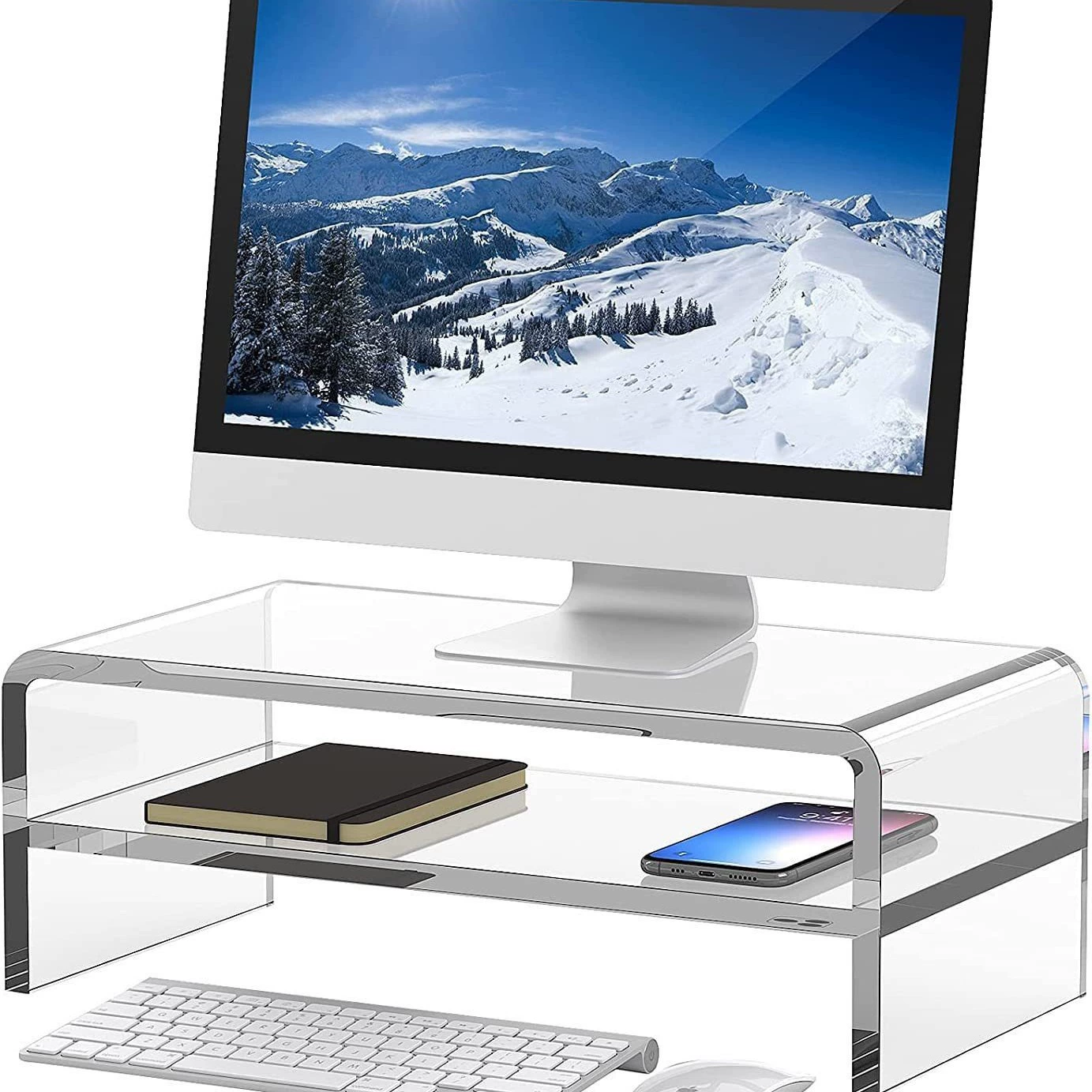 Подставка из акрила для ноутбука и LCD-дисплея