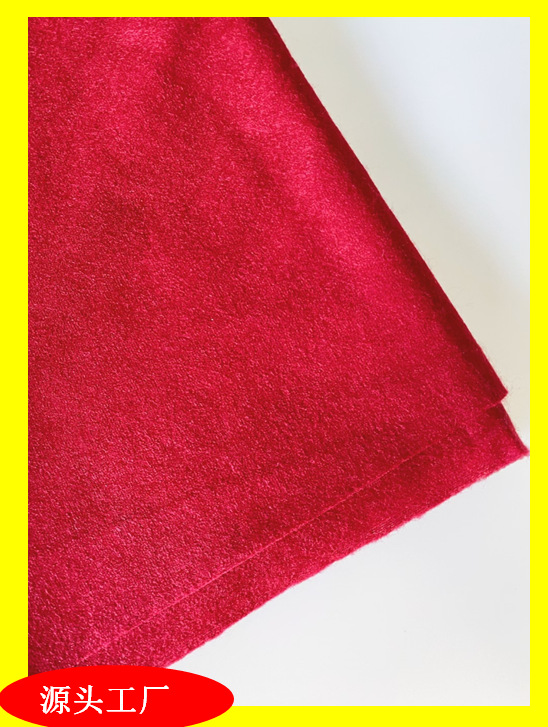 供应红色平纹水刺无纺布包装用材料 礼品袋、居家沙发鞋服内衬用