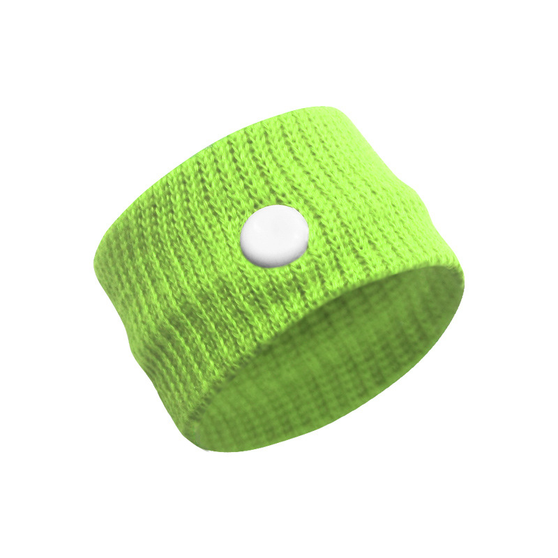 Pulsera Bandas para náuseas para niños Adultos Muñequera para el mareo matutino Empuje la cuenta en la muñeca (gris, azul cielo, negro, amarillo, verde fluorescente)