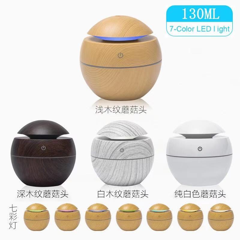 Cross-border Mushroom Wood Grain Humidif...