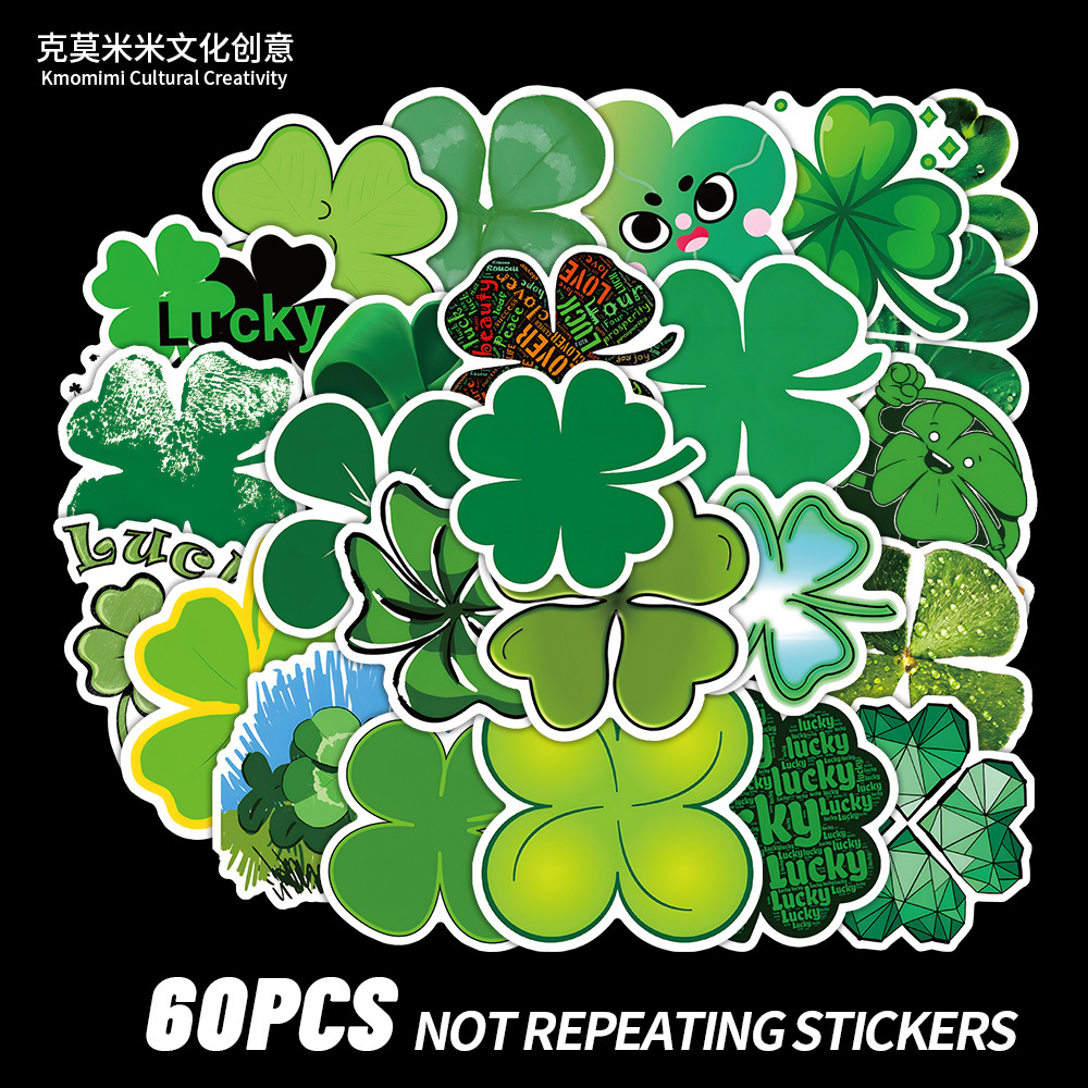 Fresh green sticker, laptop, 60 pieces, wide color palette, scheduler