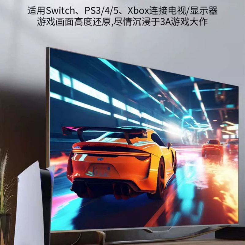 HDMI変換vgaケーブル1.8メートル1080p黒袋入りハイビジョン変換ヘッド金メッキクロスボーダーvgaキャストケーブル|undefined
