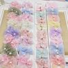 Fashionable children's hairgrip, cartoon cloth, hairpins, card holder, cute set, hair accessory, Korean style, wholesale