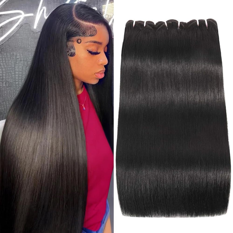Sdd Bone Straight Human Hair Bundles Black Cross-Border Real Human Hair Bundles Sdd Bone Straight Human Hair Bundles Black Cross-Border Real Human Hair Bundles