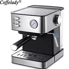 Coffelady 15bar半自動意式咖啡機 泵壓式打奶泡卡布諾奇咖啡機
