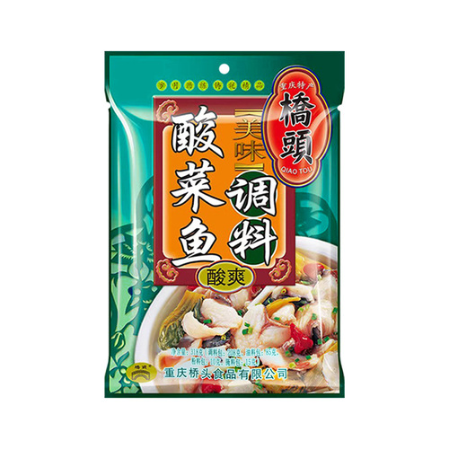 Qiaotou Pickled Fish Seasoning Spicy Fish Green Sichuan Pepper Fish Braised Pork Yellow Braised Chicken Sweet and Sour Pork Ribs Pickled Pepper Bullfrog Base