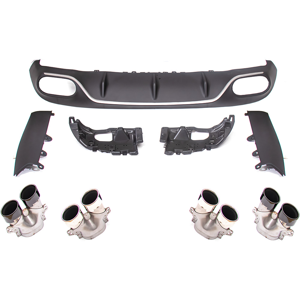 Suitable for Mercedes-Benz (17+) E-Class C 11.9kg Door Upgrade E53 E63 Rear Lip and Tail Pipe Factory Direct Sales Quality Assurance